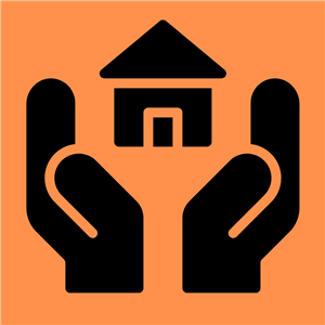 hands holding house 
